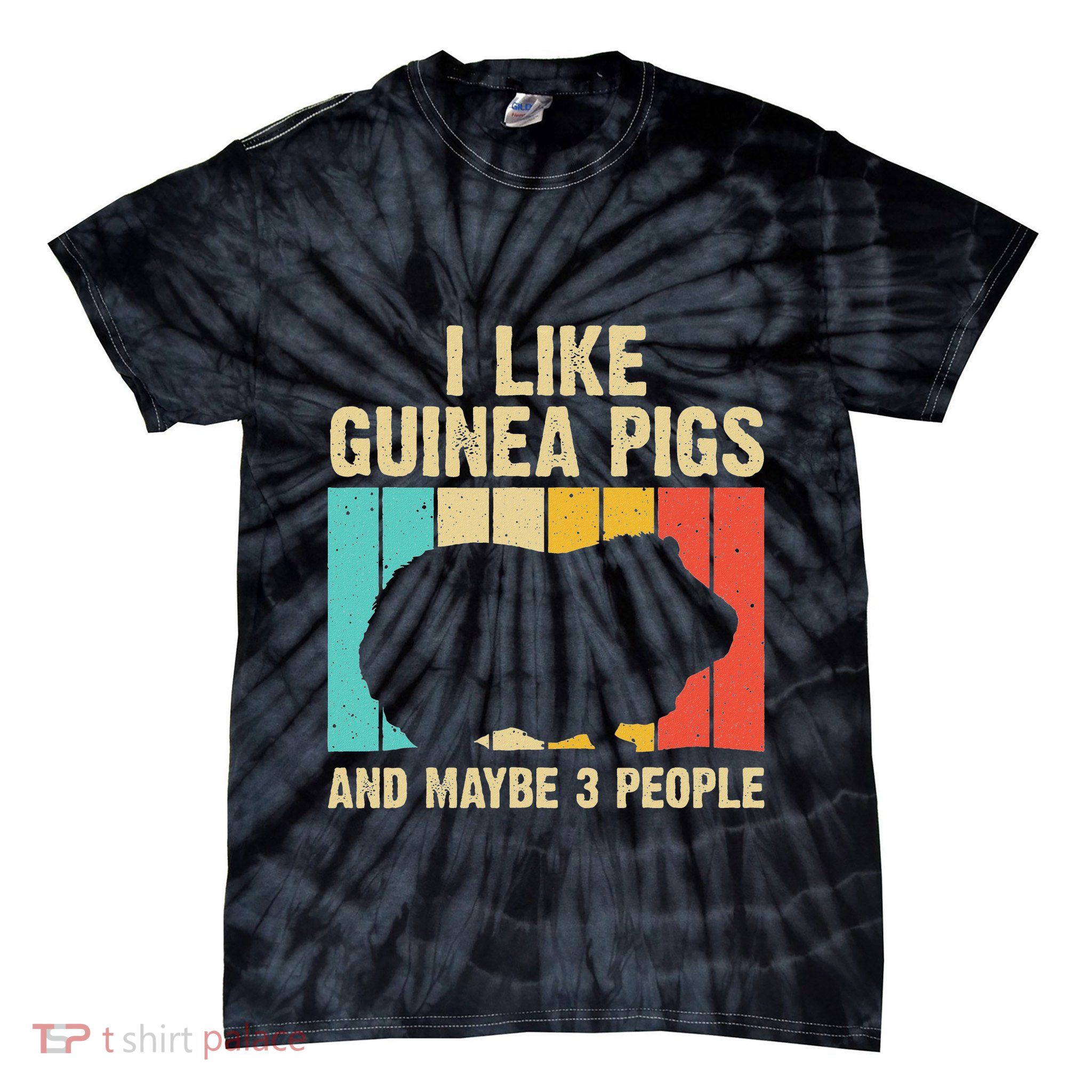 Funny Guinea Pig Design For Women Guinea Pig Lovers Tie-Dye T-Shirt