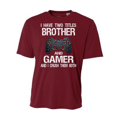 Funny Gamer Quote Video Games Gaming Boys Brother Teen Youth Performance Sprint T-Shirt