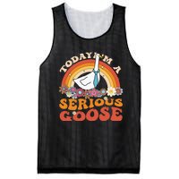 Funny Geese Quote Today IM A Serious Goose Women Cool Mesh Reversible Basketball Jersey Tank