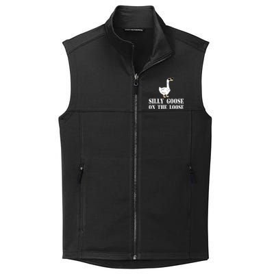 Funny Goose Quote Silly Goose On The Loose Collective Smooth Fleece Vest