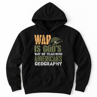 Funny Geography Quote Military Helmet Hoodie