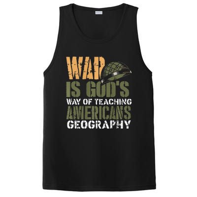 Funny Geography Quote Military Helmet PosiCharge Competitor Tank