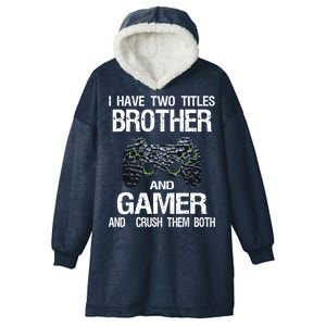 Funny Gamer Quote Video Games Gaming Boy Brother Teen Hooded Wearable Blanket