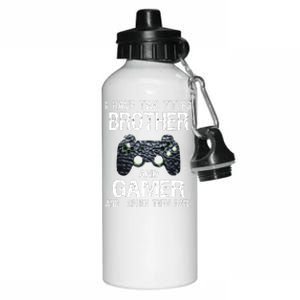 Funny Gamer Quote Video Games Gaming Boy Brother Teen Aluminum Water Bottle