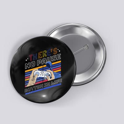 Funny Gamer Quote Motivational Retro Video Gaming Classic Button