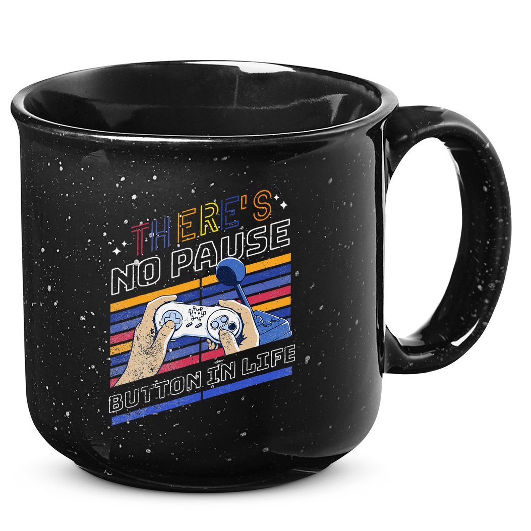 Funny Gamer Quote Motivational Retro Video Gaming Classic 15oz Campfire Ceramic Mug