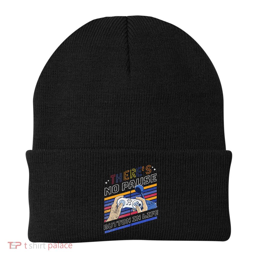 Funny Gamer Quote Motivational Retro Video Gaming Classic Beanie