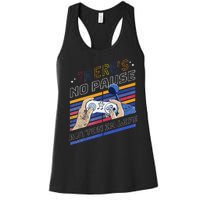 Funny Gamer Quote Motivational Retro Video Gaming Classic Women's Racerback Tank