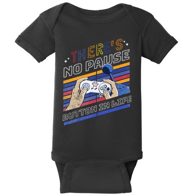 Funny Gamer Quote Motivational Retro Video Gaming Classic Baby Bodysuit