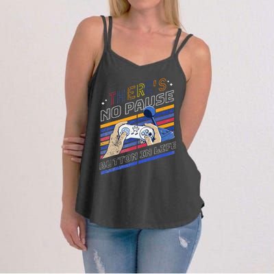 Funny Gamer Quote Motivational Retro Video Gaming Classic Women's Strappy Tank