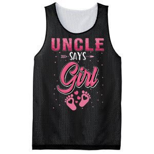 funny Gender reveal Uncle baby matching family set Mesh Reversible Basketball Jersey Tank