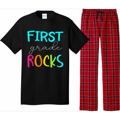 First Grade Rocks Team 1st Grade Teacher Pajama Set