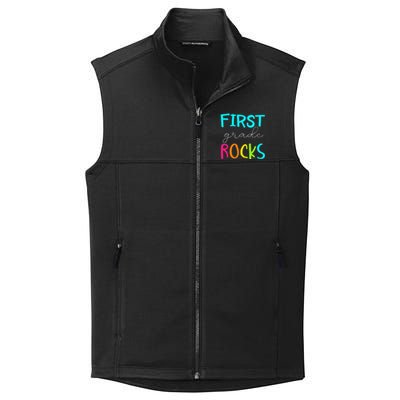 First Grade Rocks Team 1st Grade Teacher Collective Smooth Fleece Vest