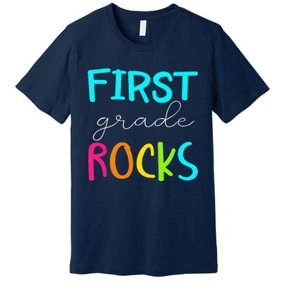 First Grade Rocks Team 1st Grade Teacher Premium T-Shirt