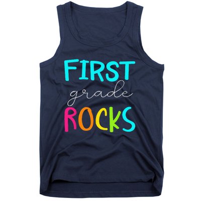 First Grade Rocks Team 1st Grade Teacher Tank Top