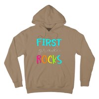 First Grade Rocks Team 1st Grade Teacher Hoodie