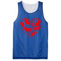 Funny Golden Retriever Design Dog Love Heart Valentine's Day Gift Mesh Reversible Basketball Jersey Tank