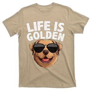 Funny Golden Retriver Design For Women Dog Lovers T-Shirt