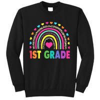 First Grade Rainbow Teacher Team 1st Grade Squad Tall Sweatshirt