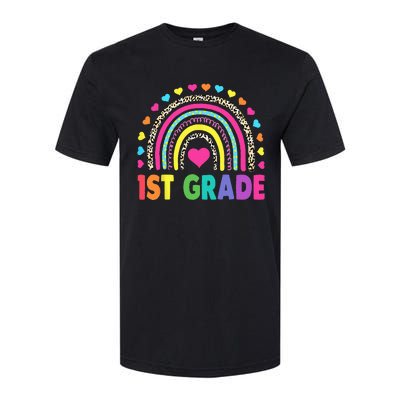 First Grade Rainbow Teacher Team 1st Grade Squad Softstyle CVC T-Shirt