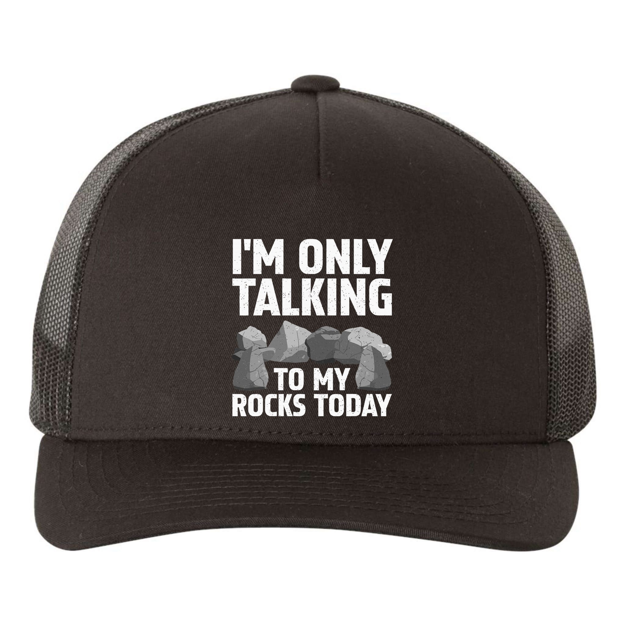 Funny Geology Rock Hound Art Rockhound Lover Yupoong Adult 5-Panel Trucker Hat