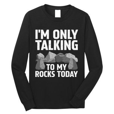 Funny Geology Rock Hound Art Rockhound Lover Long Sleeve Shirt