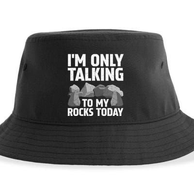 Funny Geology Rock Hound Art Rockhound Lover Sustainable Bucket Hat