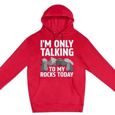 Funny Geology Rock Hound Art Rockhound Lover Premium Pullover Hoodie