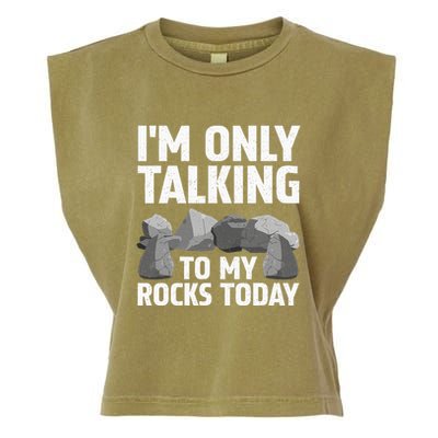 Funny Geology Rock Hound Art Rockhound Lover Garment-Dyed Women's Muscle Tee