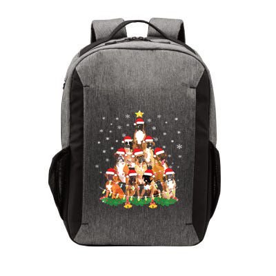 Funny Golden Retriever Christmas Lights Tree Dog Lover Xmas Vector Backpack