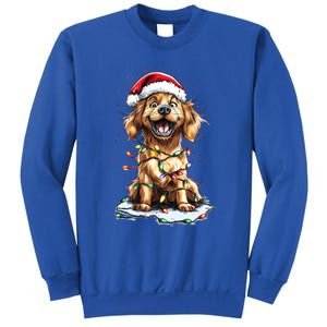 Funny Golden Retriever Christmas Dog Mom Santa Cute Puppy Gift Sweatshirt