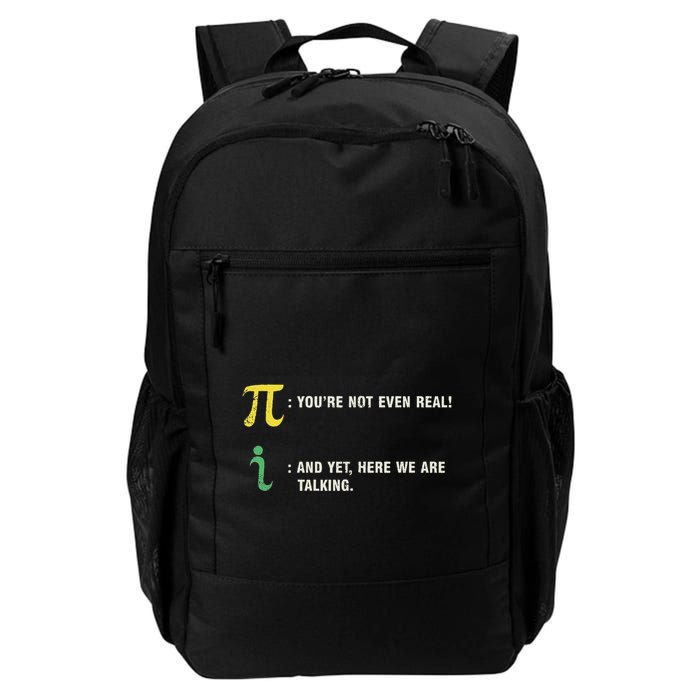 Funny Get Real Be Rational Pi Math Teacher Geek Sarcastic Daily Commute Backpack