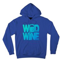 Funny Gym Rats Wod Now Wine Later Cute Gift Hoodie