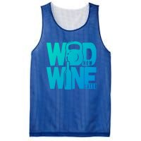 Funny Gym Rats Wod Now Wine Later Cute Gift Mesh Reversible Basketball Jersey Tank