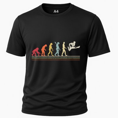 Funny Guitar Retro Vintage Evolution Of Man Cooling Performance Crew T-Shirt