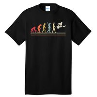 Funny Guitar Retro Vintage Evolution Of Man Tall T-Shirt