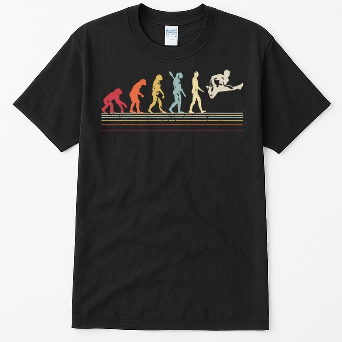 Funny Guitar Retro Vintage Evolution Of Man Tall T-Shirt