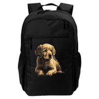 Funny Golden Retriever Puppy Puppies Backpack