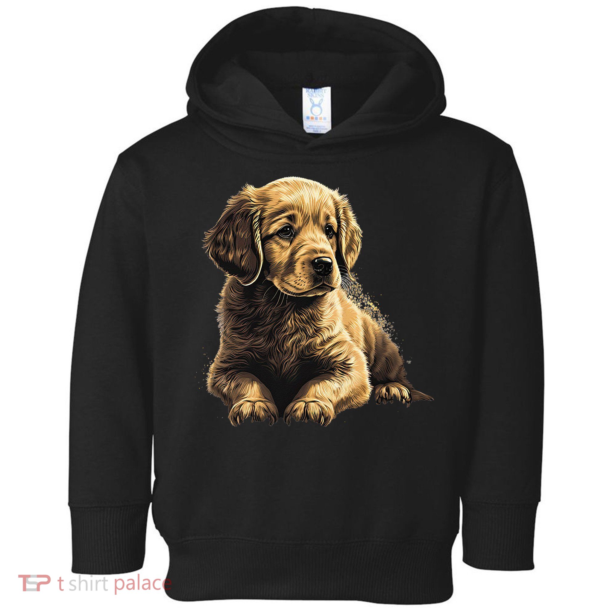 Funny Golden Retriever Puppy Puppies Toddler Hoodie