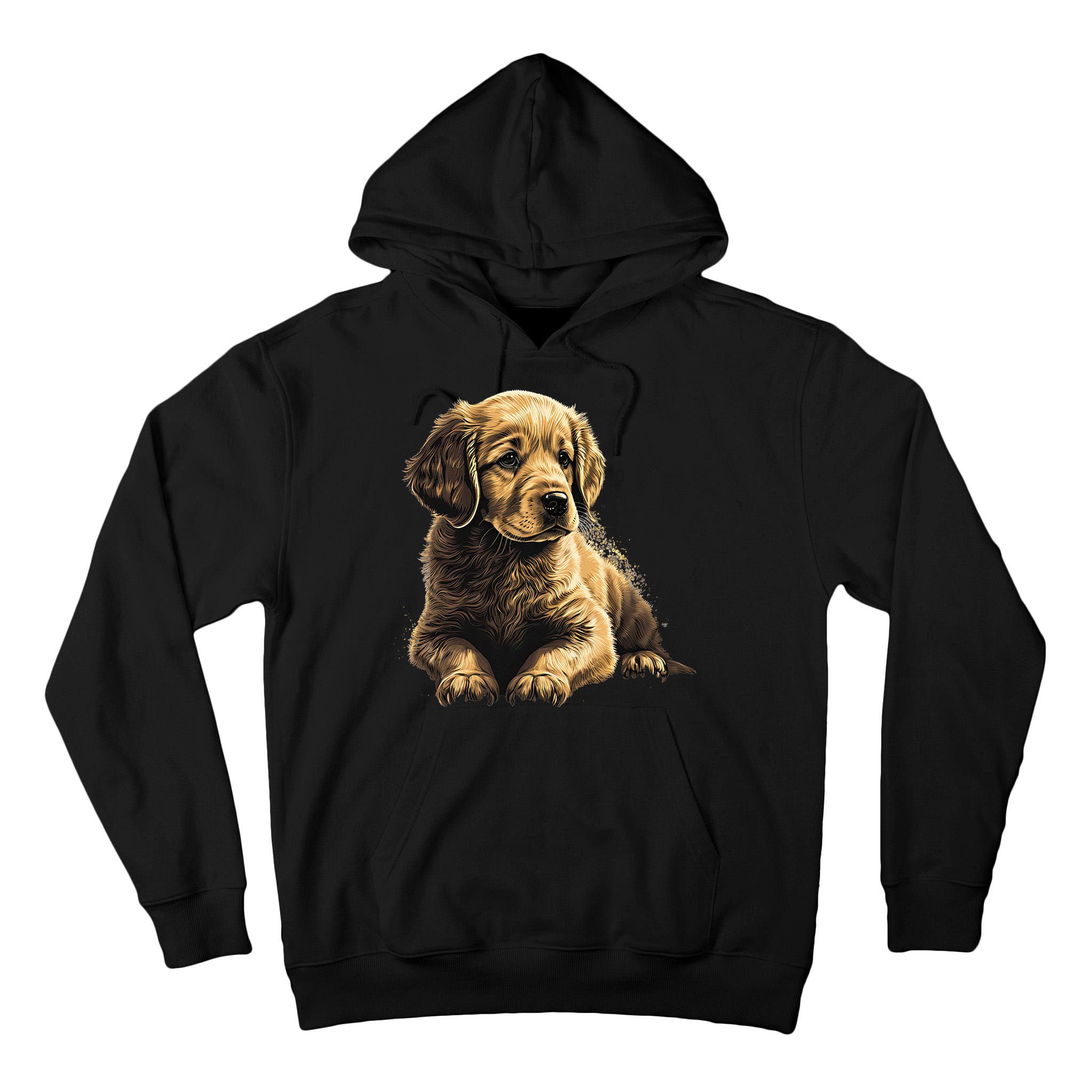 Funny Golden Retriever Puppy Puppies Tall Hoodie