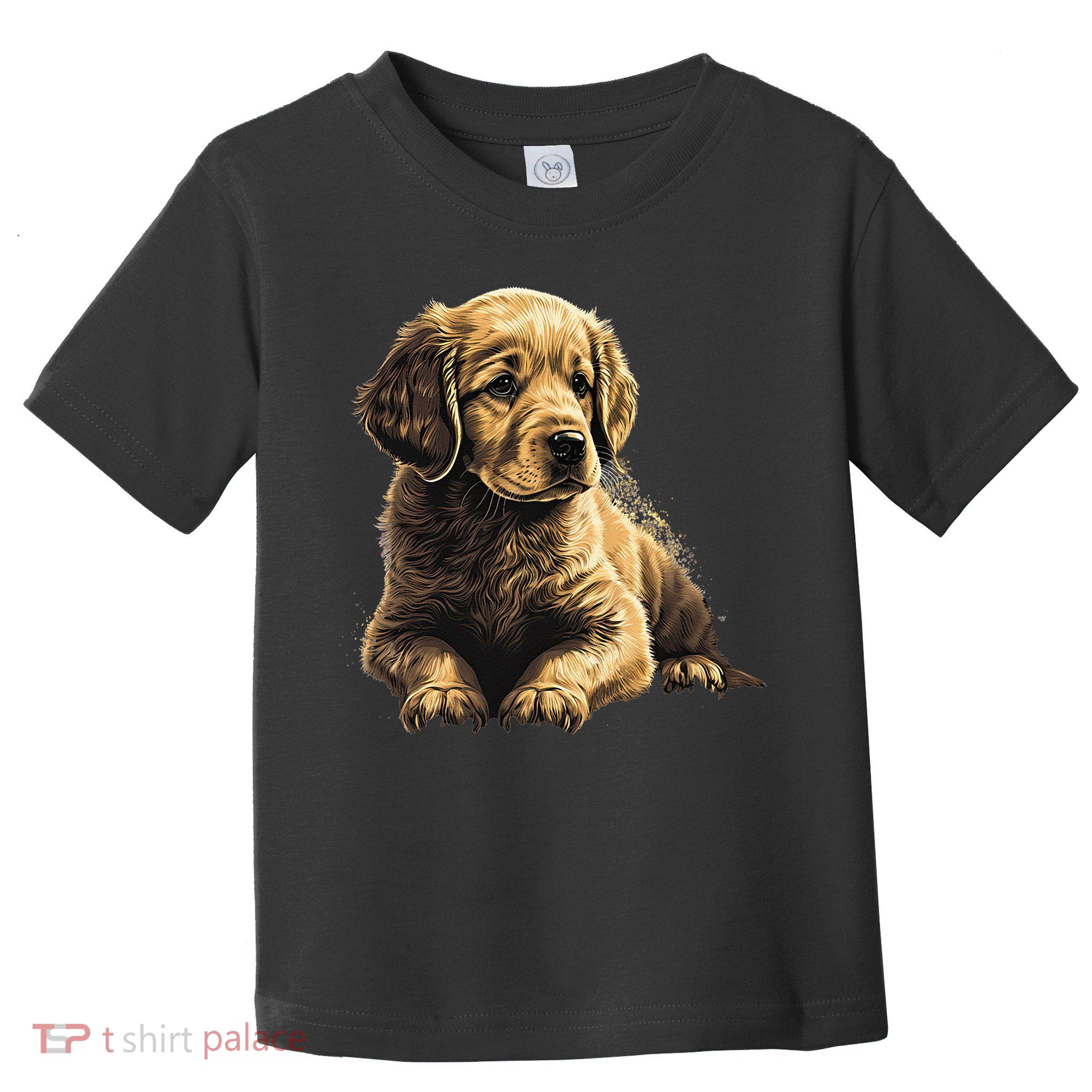 Funny Golden Retriever Puppy Puppies Toddler T-Shirt