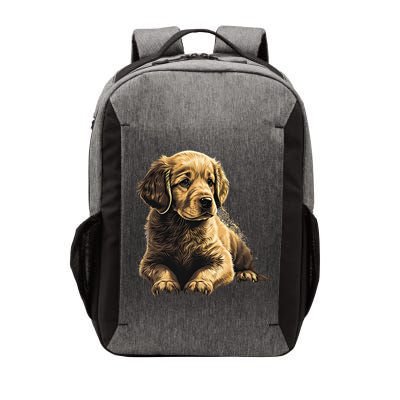 Funny Golden Retriever Puppy Puppies Vector Backpack