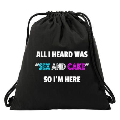 Funny Gender Reveal Party Drawstring Bag
