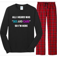 Funny Gender Reveal Party Long Sleeve Pajama Set