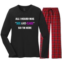 Funny Gender Reveal Party Women's Long Sleeve Flannel Pajama Set 