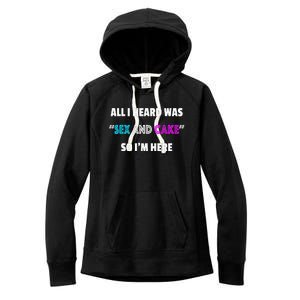 Funny Gender Reveal Party Women's Fleece Hoodie