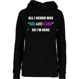 Funny Gender Reveal Party Womens Funnel Neck Pullover Hood