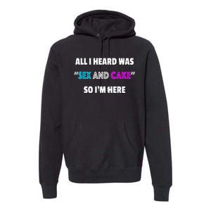 Funny Gender Reveal Party Premium Hoodie