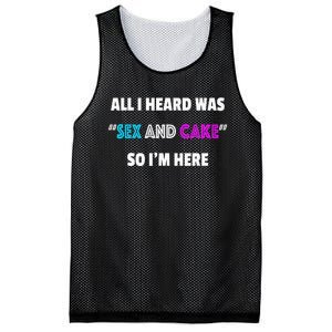 Funny Gender Reveal Party Mesh Reversible Basketball Jersey Tank