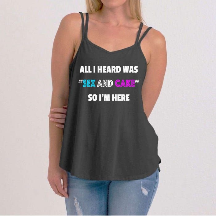 Funny Gender Reveal Party Women's Strappy Tank